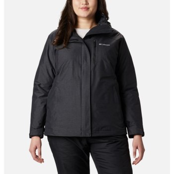 Columbia Whirlibird IV Interchange Plus Size, Chamarras Negros Para Mujer | 267905-YHC